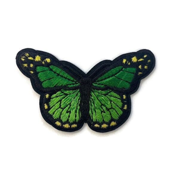 Accessories - Green Butterfly Embroidered Patch